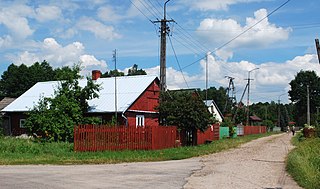 Bachury Village in Podlaskie Voivodeship, Poland
