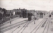 Station Walbourg rond 1900.