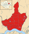 Barking and Dagenham 2022 results map