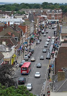 Chipping Barnet Area in the London Borough of Barnet, England