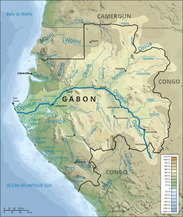 The Ogooue drainage basin Bassin versant de l'Ogooue-fr.svg