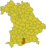 Бад-Тёльц-Вольфратсхаузен на карте