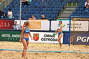 Deutsch: Beachhandball Europameisterschaften 2019 (Beach handball Euro); Tag 6: 7. Juli 2019 – Spiel um Platz Drei, Frauen, Kroatien-Niederlande 0:2 (14:23, 20:22) English: Beach handball Euro; Day 6: 7 July 2019 – Women's Bronze Medal Match – Croatia-Netherlands 0:2 (14:23, 20:22)