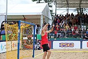 Deutsch: Beachhandball Europameisterschaften 2019 (Beach handball Euro); Tag 6: 7. Juli 2019 – Männerfinale, Dänemark-Norwegen 2:0 (25:18, 19:16) English: Beach handball Euro; Day 6: 7 July 2019 – Men's Final – Denmark-Norway 2:0 (25:18, 19:16)