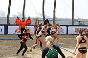 Deutsch: Beachhandball Europameisterschaften 2019 (Beach handball Euro); Tag 3: 4. Juli 2019 – Frauen, Hauptrunde Gruppe I, Ungarn-Niederlande 0:2 (20:23, 14:21) English: Beach handball Euro; Day 3: 4 July 2019 – Women Main Round Group I – Hungary-Netherlands 0:2 (20:23, 14:21)