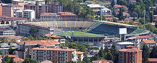 Bergamo stadio dalla Rocca