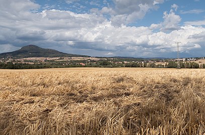 Environs de Chotiněves : panorama.