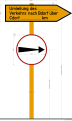 55: Deviation redirection sign