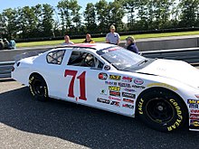 Hoff's K&N Pro Series East car at New Jersey Motorsports Park in 2018 BillHoff2018Number71.jpg