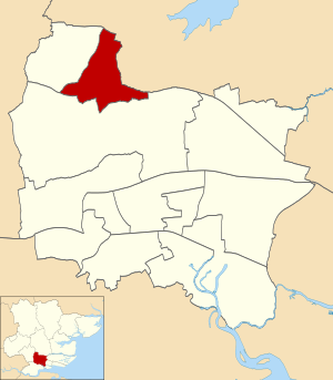 Location of Billericay East ward