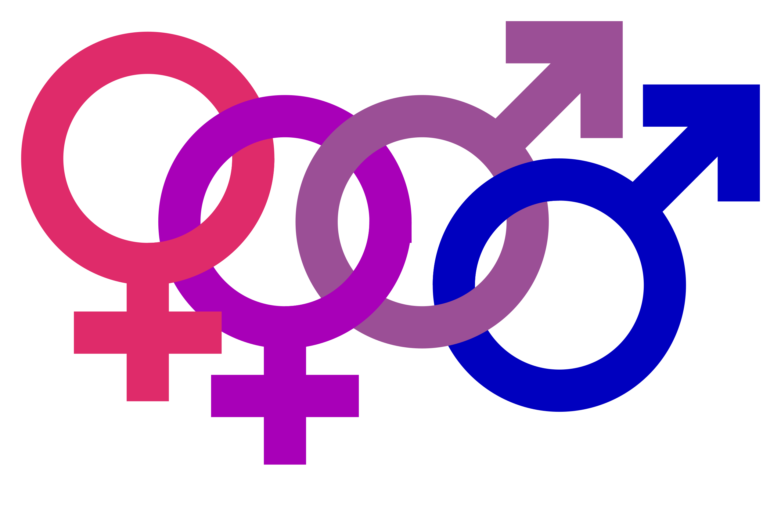 Файл:Bisexuality symbol (bold, color).svg — Википедия