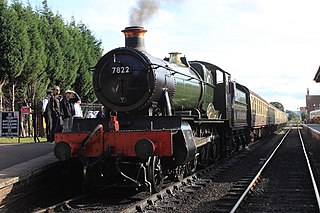 GWR 7800 Class 7822 <i>Foxcote Manor</i> Preserved British 4-6-0 locomotive