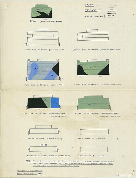 File:British Camouflage, Type 11, Design E, Bridge - NARA - 56070689.jpg