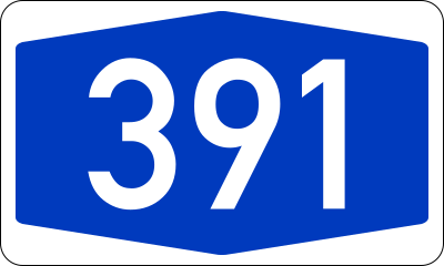 File:Bundesautobahn 391 number.svg