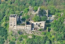 Luftaufnahme Burg Liebenstein, 2005