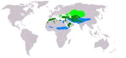 Distribución de la especie