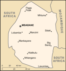 An enlargeable basic map of Eswatini CIA WFB Map Eswatini.png