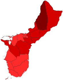 COVID-19 pandemic cases in Guam by villages.svg