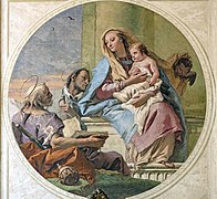 Madonna col Bambino adorata da San Girolamo Miani e da San Giacomo apostolo