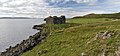 * Nomination Caisteal Uisdein, a ruined tower house on Skye, Scotland. --Máel Milscothach 17:52, 9 March 2016 (UTC) * Withdrawn It would be great to have EXIF data available. --Cccefalon 19:05, 9 March 2016 (UTC) Agreed, but after stitching and retouching they were gone and I've no idea how to get them back. They're not a QI requirement anyway. --Máel Milscothach 21:49, 9 March 2016 (UTC) Can you fill me in with information about used camera and focal length, pse? And please provide a higher resolution. For a stitched panorama, this is far too small resolution. --Cccefalon 13:22, 10 March 2016 (UTC) Sure: Nikon D3000, 18 mm, f/8, 1/125, ISO 200. As for the resolution, what makes you say it's too small? It says here (as far as I'm aware, QI doesn't use any criteria other than these) that panoramas should have a minimum height of 800 px, and this one easily does. Besides, it's made of just two pictures, not ten. --Máel Milscothach 13:52, 10 March 2016 (UTC) You might read the QIC rules. You will find there the sentence: Bitmapped images (JPEG, PNG, GIF, TIFF) should normally have at least 2 megapixels; reviewers may demand more for subjects that can be photographed easily. This is because images on Commons may be printed, viewed on monitors with very high resolution, or used in future media. --Cccefalon 15:39, 10 March 2016 (UTC) By the way, I do not challenge your choice of the motif and format. It is well choosen and the camera settings might guarant a proper result. However, it is not usual to nominate such small landscape pano's here in QIC. --Cccefalon 15:47, 10 March 2016 (UTC) I always read the rules before I post anything, and I did here, including the paragraph you've quoted. But since the picture is much larger than 2 MP, I'm not sure why you're pointing it out now. Also, if the QI guidelines allow a picture this size (no matter if panoramic or not), it shouldn't be relevant whether or not other nominees are usually bigger. --Máel Milscothach 16:47, 10 March 2016 (UTC) Anyway. I'll upload a bigger version in a moment, just wanted to explain why I'm a bit taken aback. --Máel Milscothach 16:50, 10 March 2016 (UTC) Et voilà. --Máel Milscothach 17:00, 10 March 2016 (UTC) Thank you, Máel. In a higher resolution, the image looks much better! One small stitching error yet to be removed (see note), elsewhere good quality. --Cccefalon 05:18, 11 March 2016 (UTC) to much trust in a new user ... no reaction in my call for removing the stitching error. I change my supporting vote to DECLINE therefore. --Cccefalon 15:10, 13 March 2016 (UTC) Oh for Christ's sake. You gave absolutely no indication that your vote was temporary, so I assumed the error was minor enough not to prevent QI status. I'll try to get it fixed tomorrow. On a side note, this has nothing at all to do with my being a new user, and I'm completely appalled at how smug and condescending you're being about that. --Máel Milscothach 21:57, 15 March 2016 (UTC) Can't be bothered, actually. --Máel Milscothach 15:32, 16 March 2016 (UTC) Ping me, Máel, when the new version is uploaded. You will have my support of course. Stitching errors are always a no-go. --Cccefalon 10:09, 17 March 2016 (UTC)