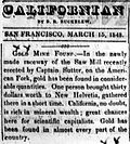 Thumbnail for History of newspapers in California