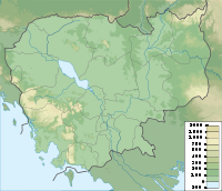 Cửa khẩu Bavet trên bản đồ Campuchia