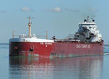 CSL Assiniboine in 2006. Canada Steamship Lines self unloading lake freighter -a.jpg
