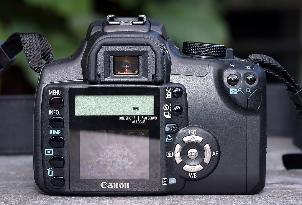 Prestigieus Barmhartig porselein Bestand:Canon EOS 350D back (aka).jpg - Wikipedia