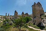 Thumbnail for File:Cappadocia Goreme hike red valley fairy chimneys.jpg