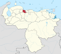 Kedudukan Carabobo di Venezuela