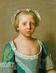 Caroline Mathilde som barn, målning av Jean-Étienne Liotard.