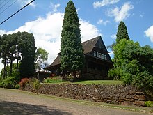 Polish house in Nova Prata, Rio Grande do Sul. Casa tipica de imigrantes polacos.jpg