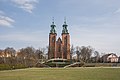 * Nomination Exterior of the Gniezno Cathedral, Gniezno, Poland --Poco a poco 15:58, 6 August 2019 (UTC) * Promotion Please remove the dustspots in the sky. --Milseburg 20:10, 6 August 2019 (UTC)  Done (and sorry, that was pretty obvious) --Poco a poco 18:10, 12 August 2019 (UTC) Fixing tooks you a unusual long time. Good quality now. --Milseburg 11:14, 13 August 2019 (UTC)