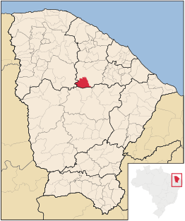 Kaart van Itatira