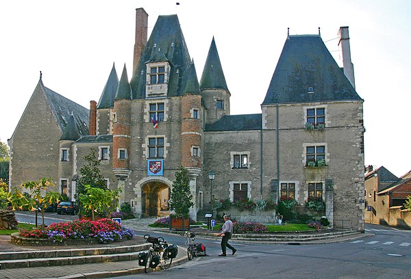 The Château d'Aubigny-sur-Nère in 2008, paternal home of Esmé Stewart, 1st Duke of Lennox, 1st Earl of Lennox. Built by Sir Robert Stewart, 4th Lord o