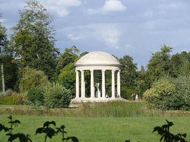 Temple de l'Amour created for Marie Antoinette and the Jardin de la Reine at Versailles