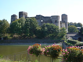 Medieval castle of Pouancé