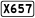 China County Road X657.svg