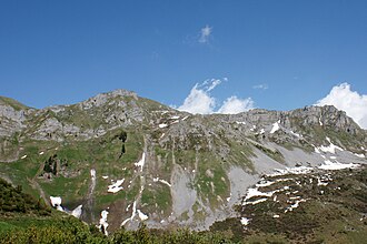 Kinzigpass, seen from the Weissenboden (Biel)