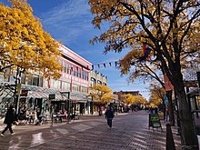 Church Street Marketplace in autumn