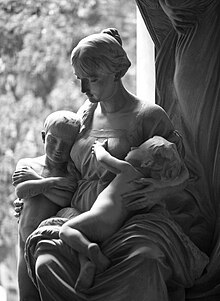 Cimitero di Staglieno, statue of mother and children-img114.jpg