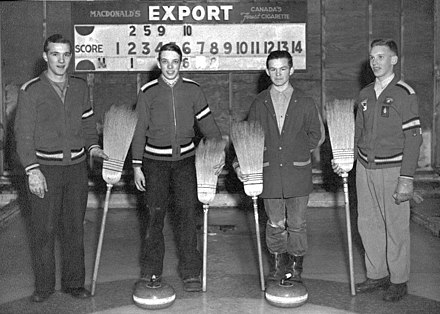 Cold Lake Curling Club School, 1955