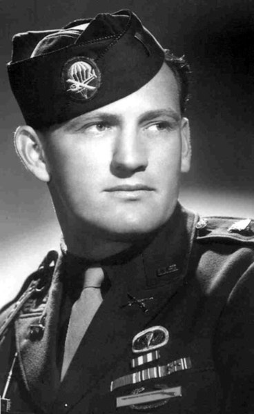 Lynn Compton in his uniform during World War II