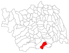 Kaart van Coțofănești