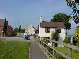 Straatbeeld in Castle Gresley