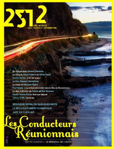 2512, a monthly news magazine published in Réunion