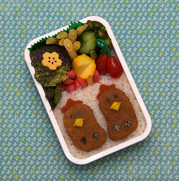 File:Cute chickies bento (explored) - Flickr - gamene.jpg