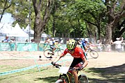 Deutsch: Radsport bei den Olympischen Jugendspielen 2018 Tag 10, 16. Oktober 2018 - Combined Criterium – XCC Qualifikation weiblich English: Cycling at the 2018 Summer Youth Olympics – Women's Combined Criterium – XCC Qualification on 16 October 2018.