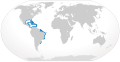 Karibisk revhaj geografisk område