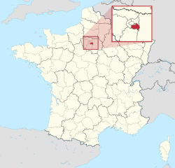 Valdemarnas atrašanās vieta Francijā